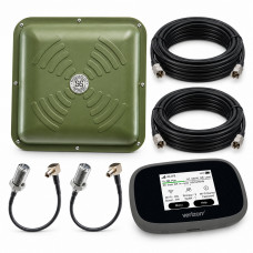 4G комплект Novatel MiFi 8800L + ENERGY MIMO 2×15 дБ хакі, 2×10 м, TS9
