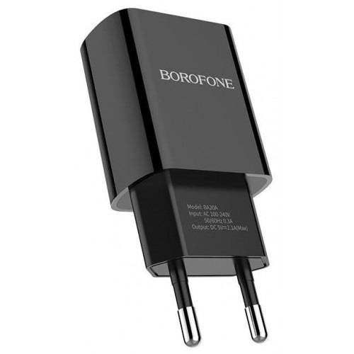 Мережевий зарядний пристрій Borofone 2.1A