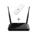 Комплект Wi-Fi роутер D-Link  DIR-620S + 4G модем Huawei E3372