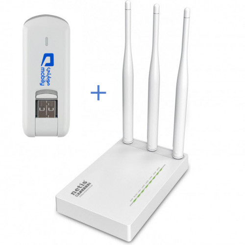Комплект WiFi роутер Netis MW5230  + 3G модем Huawei E3276
