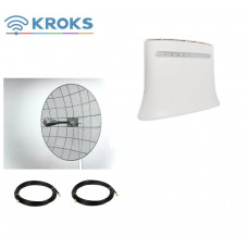 Комплект для 4G интернета Максимальный Kroks KNA30 и роутер ZTE MF283
