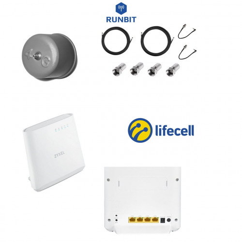 Комплект RunBit для швидкісного 4G інтернету Lifecell
