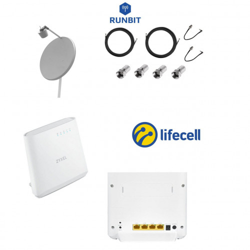 Комплект для 3G/4G інтернету за місто Lifecell